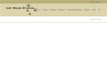 Tablet Screenshot of inkymousestudios.com